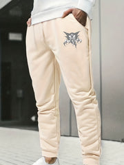 Men s Graffiti Scary Ghost Printed Sweatpants with Pockets