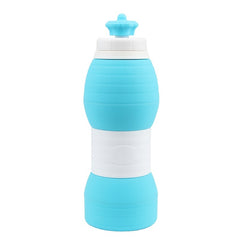 Creative Silicone Foldable Water Bottle Telescopic Water Cup for Outdoor Sports