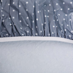 Vinyl Fitted Tablecloth Flannel Backing Elastic Edge Waterproof PVC Table