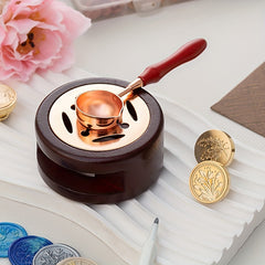 Fire Paint Wax Seal Stamp Set - Rosemary Tulip Tree Of Life Stamp