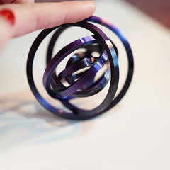 Colorful Rotating Ring Stress Reliever for Home Office Camping