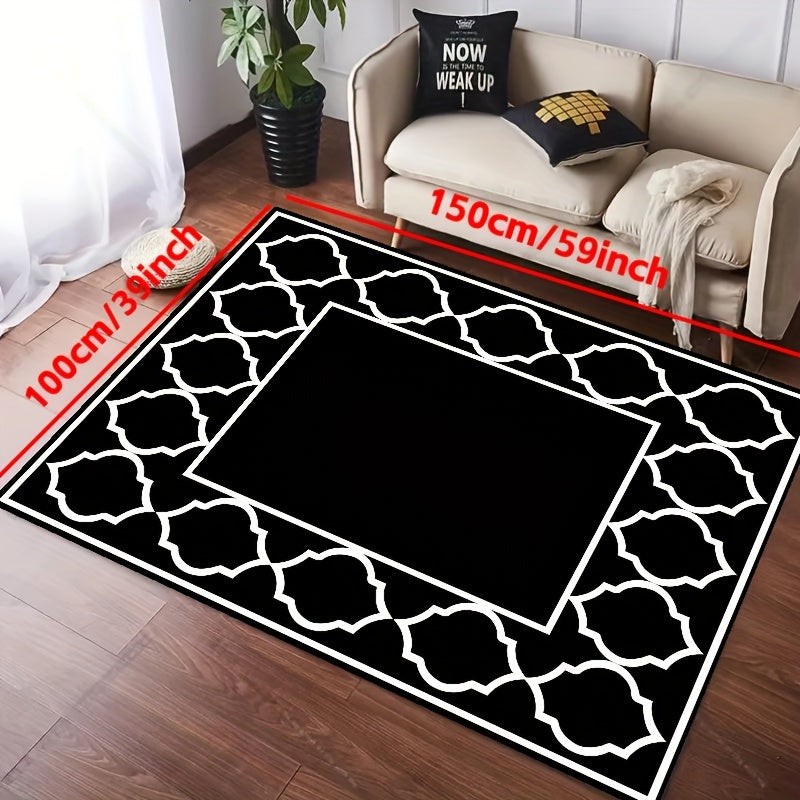 Outdoor Indoor Area Rugs Floor Mat Anti-slip Rubber Backing