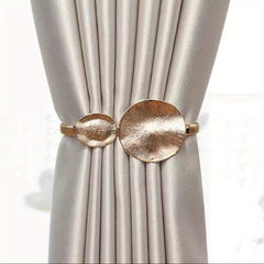 1pc Curtain Rope Curtain Tiebacks Metal Buckle Ring Creative Curtain Holder