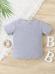 Cute Papa & Grandson Matching Tees for Summer