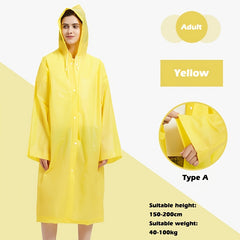 Stylish Waterproof Raincoat with Adjustable Hood - Ultimate Protection