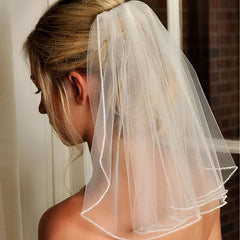 Short Bridal Veil For Wedding Gown Hair Accessories