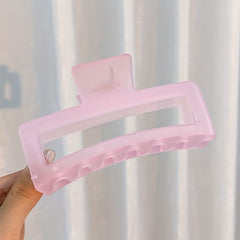 Large Jelly Hair Claw Non-Slip Ponytail Holder Women Girls Hair Accessories