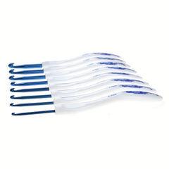 8pcs Ergonomic Crochet Hook Set with Print Crochet Hooks