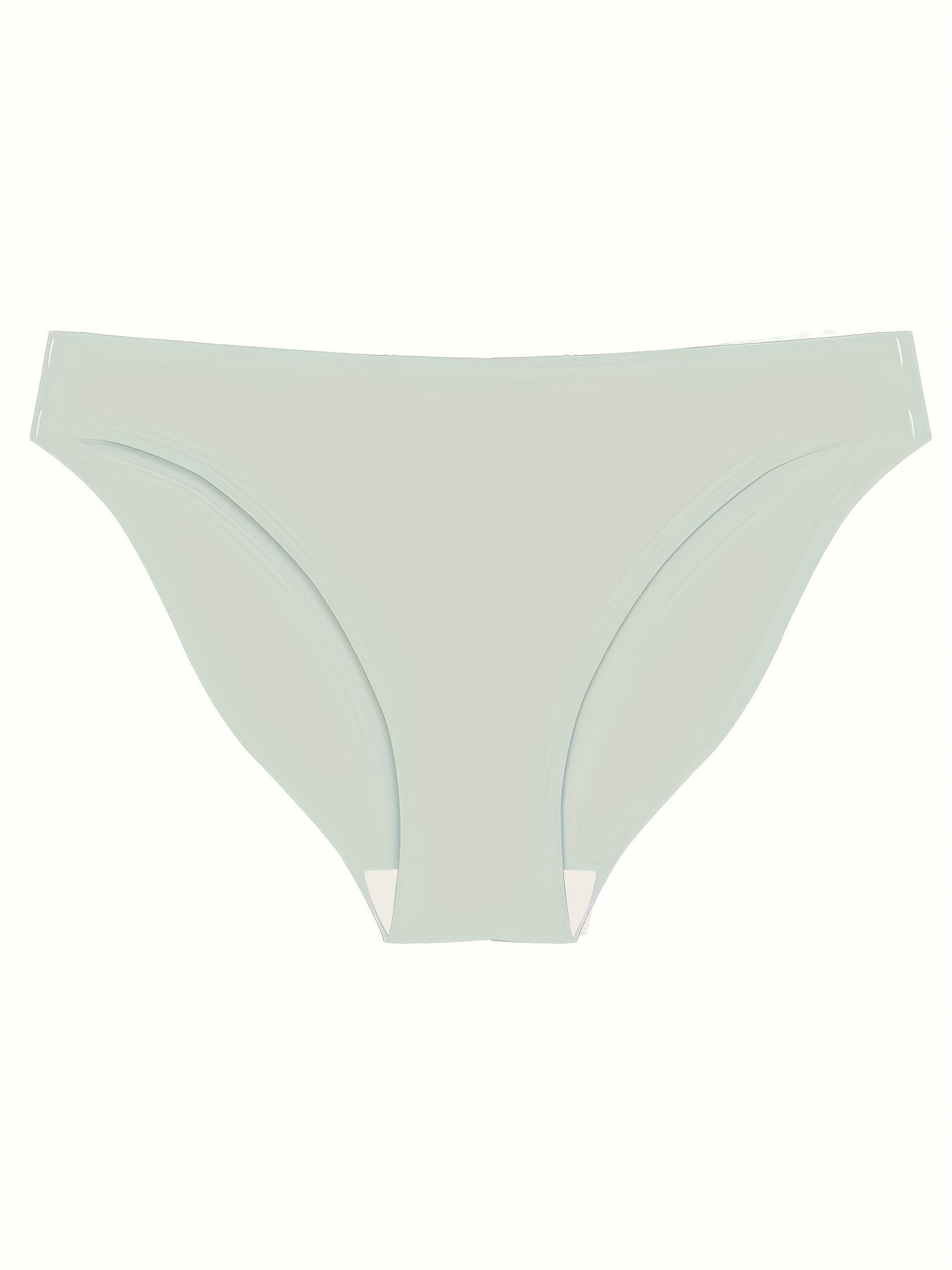 10pcs Seamless Solid Briefs Comfy Stretchy Intimates Panties Women's Lingerie