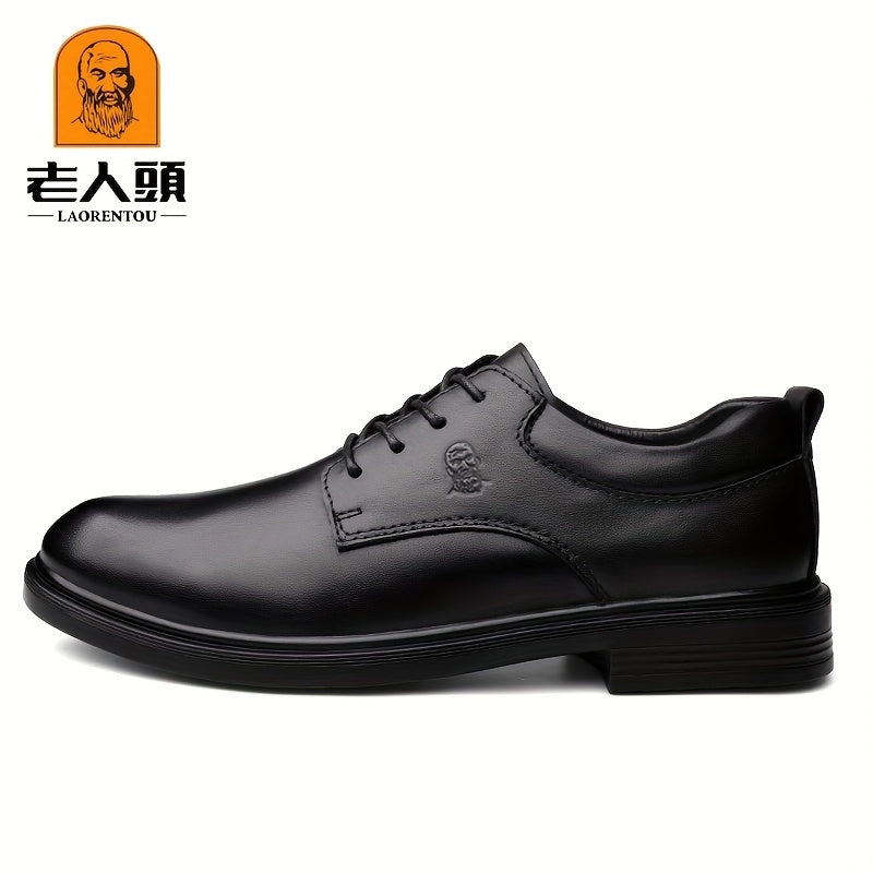 Men's Derby Shoes Lace up Front Dress Shoes For Men Business Formal Wedding