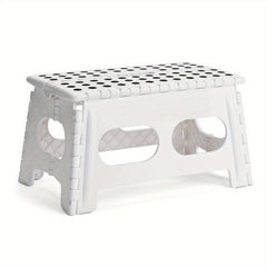 1pc Widened Folding Stools Portable Handle Plastic Foldable Chair