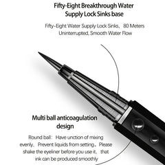Self Adhesive Transparent Waterproof Eyeliner 2-In-1 Long Lasting Quick Dry Glue