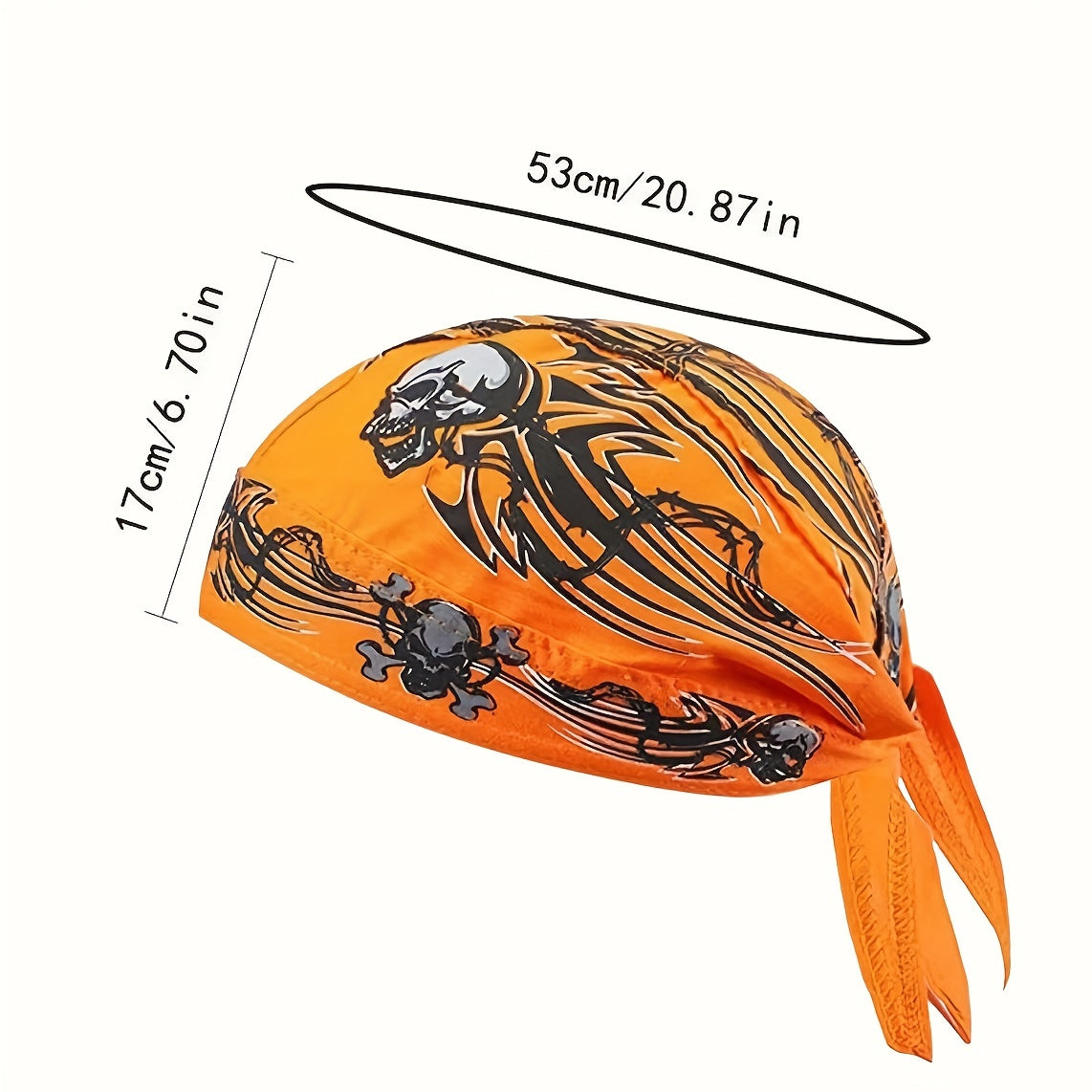 Pirate Hat Outdoor Riding Bandana Multicolor Ghost Head Series Headgear