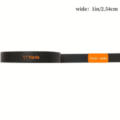 Heavy Duty Nylon Webbing Strap 11 Yard Roll DIY Repair Indoor Outdoor Gear