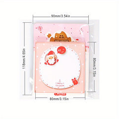 Christmas Cartoon Sticky Notes Student Memo Office Memos N Times Stickers