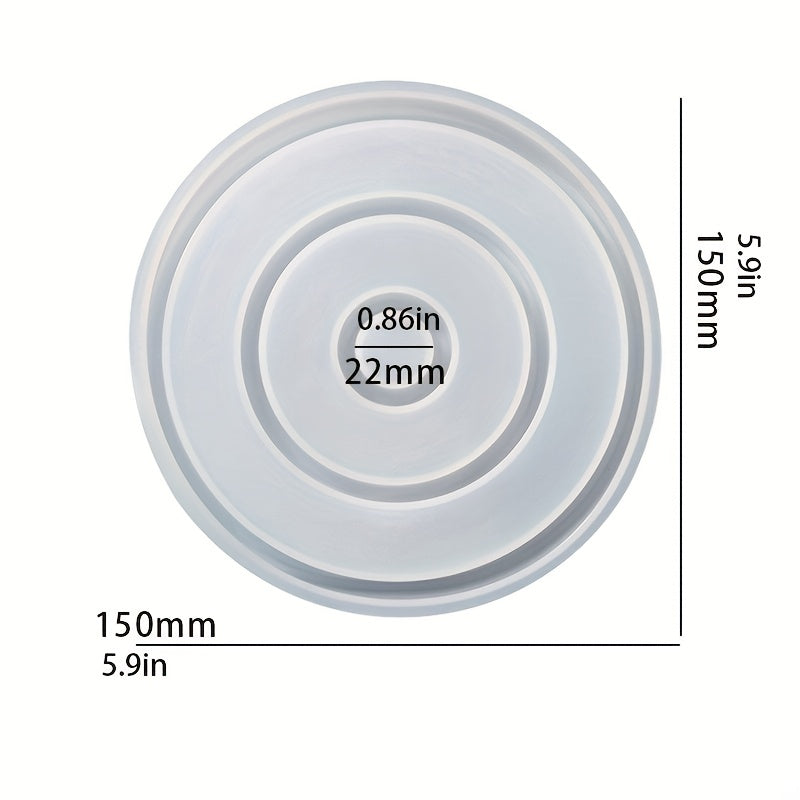 Retro Style Candlestick Resin Mold for DIY Crafts