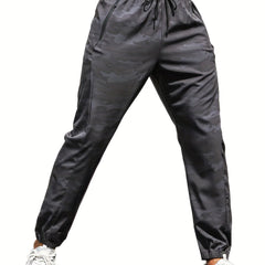 Camo Drawstring Joggers Active Pant Breathable Athletic Pants Men