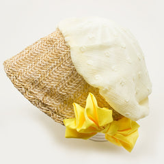 Baby Lace Breathable Sun Hat Princess Knitted Straw Hat
