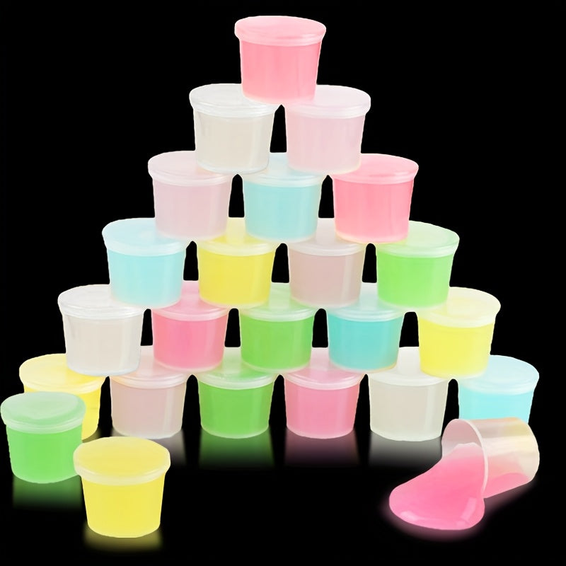 Glow in the Dark Slime Clay Dough Birthday Party Favors
