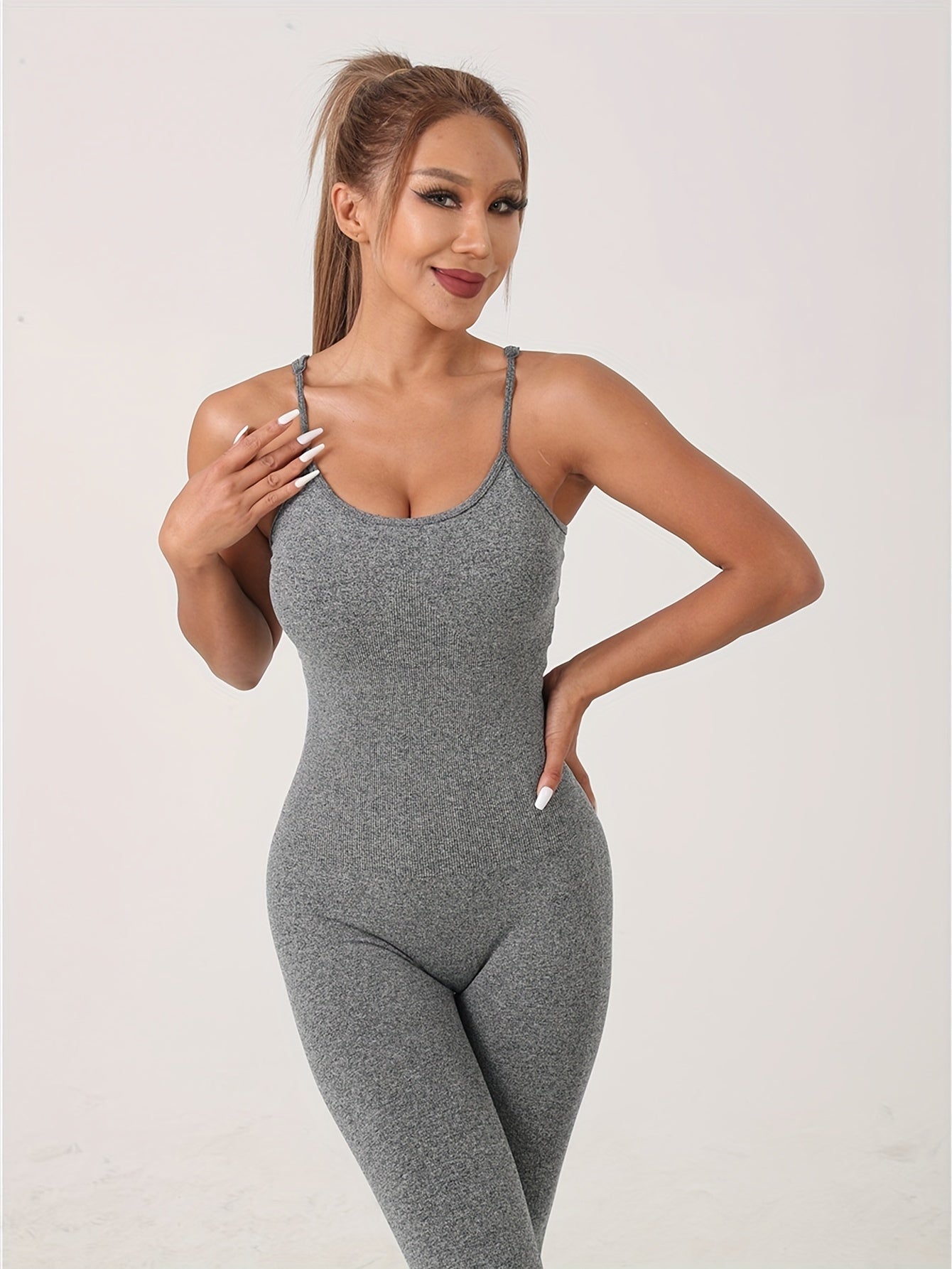 Women's Seamless Yoga Jumpsuit Gym Activewear