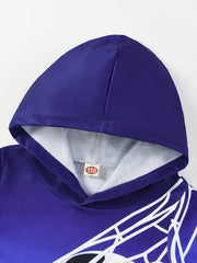 Football 3D Print Boys Hooded Sweatshirt for Spring Fall