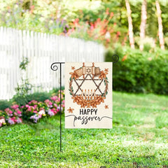 Passover Garden Flag Double Sided Outdoor Decoration