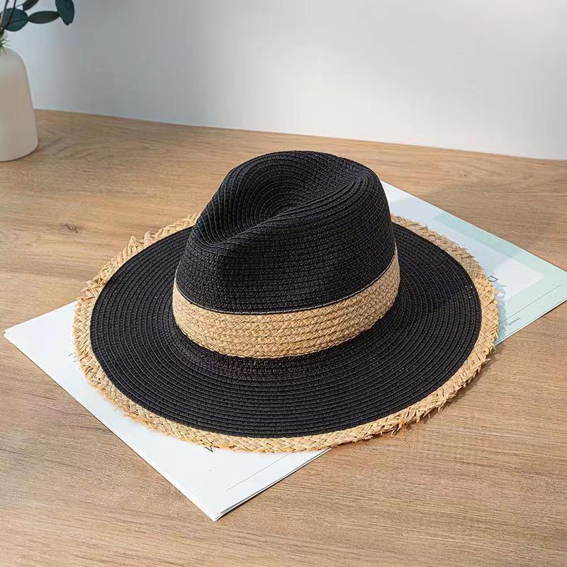Men Straw Hat Vacation Breathable Summer
