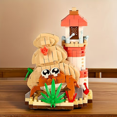 Ocean Animal Building Blocks DIY Toy Decoration Gift