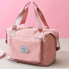 Foldable Travel Duffle Bag Portable Sports Gym Carry On Weekender Bag