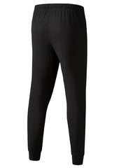 Breathable Men's Joggers with Zipper Pocket for Summer