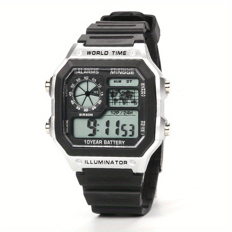 Waterproof Luminous Alarm Electronic Watch Outdoor Sports Watch