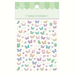Girl Embossed Nail Art Stickers Finger Decoration Small Patterns