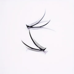 120pcs Mixed Fairy Style V Shape Cluster Lashes 6 Lengths in One Tray