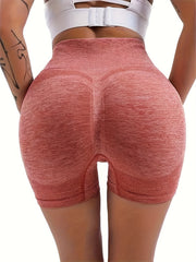 4pcs Women's Seamless Quick Drying Yoga Sports Shorts High Waist