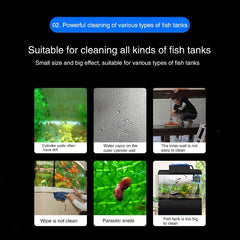 Aquarium Glass Cleaner Magnetic Brush Mini Scraper