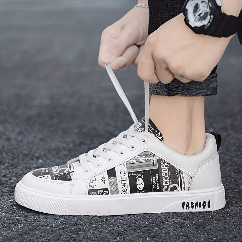 Men's Lace Up Sneakers Casual Outdoor Walking Shoes
