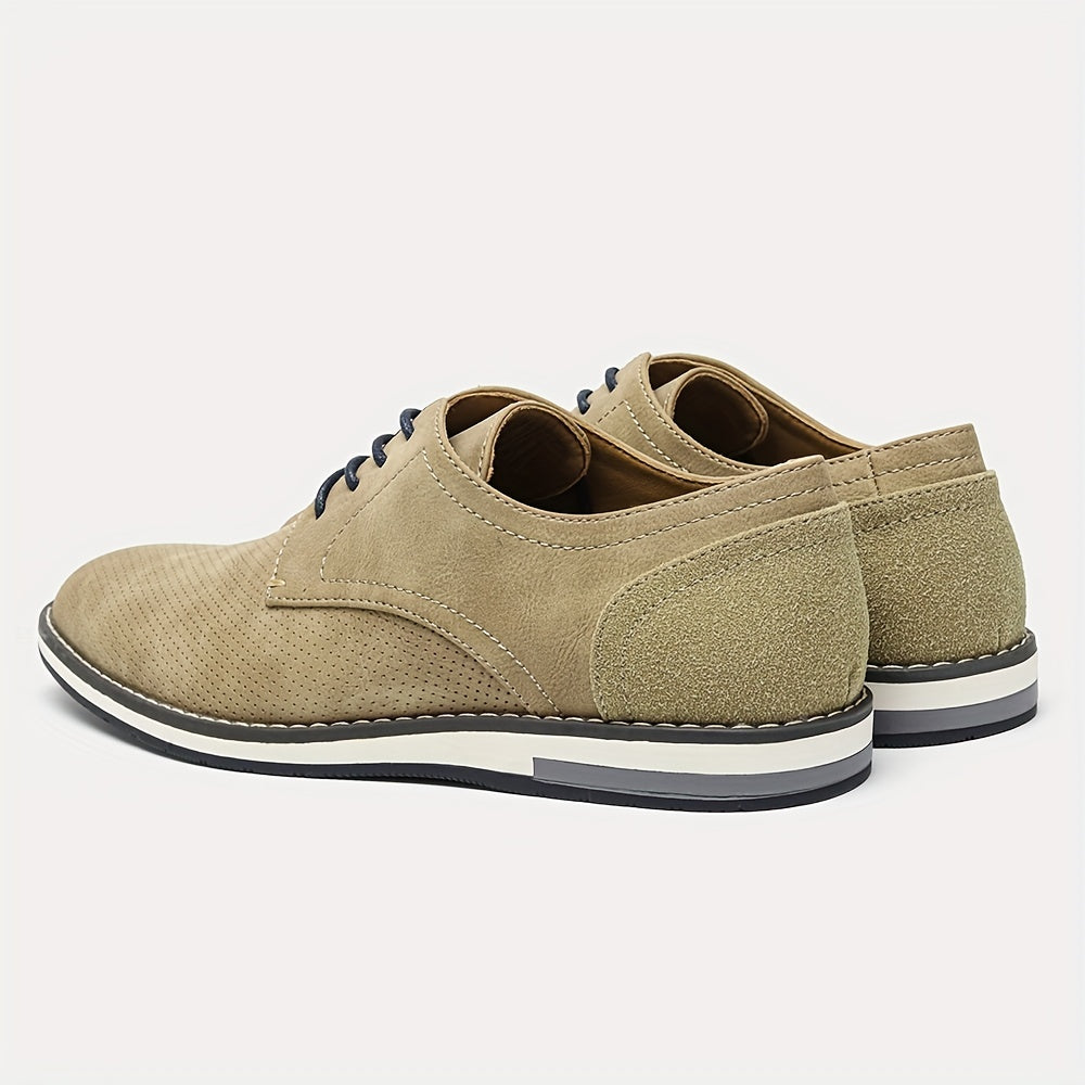 Men's Derby Shoes Lace up Front Dress Shoes For Men Office Business