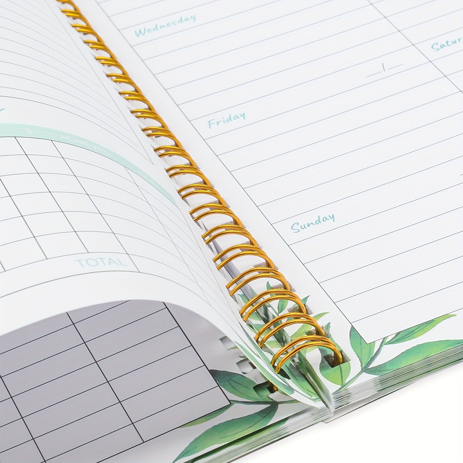 Weekly Goals Schedule Planner Checklist Notebook Organizers
