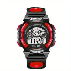 Kids Electronic Watch Sports Middle School Students Watch