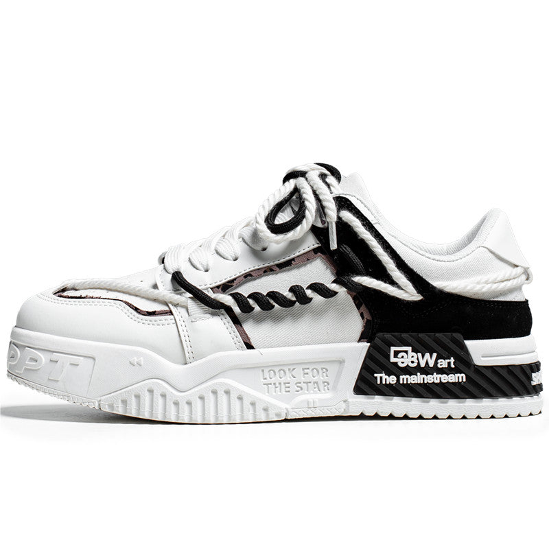 Men's Platform Skate Shoes Lightweight Non slip Sneakers