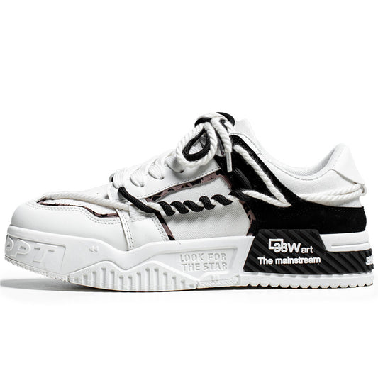 Men's Platform Skate Shoes Lightweight Non slip Sneakers