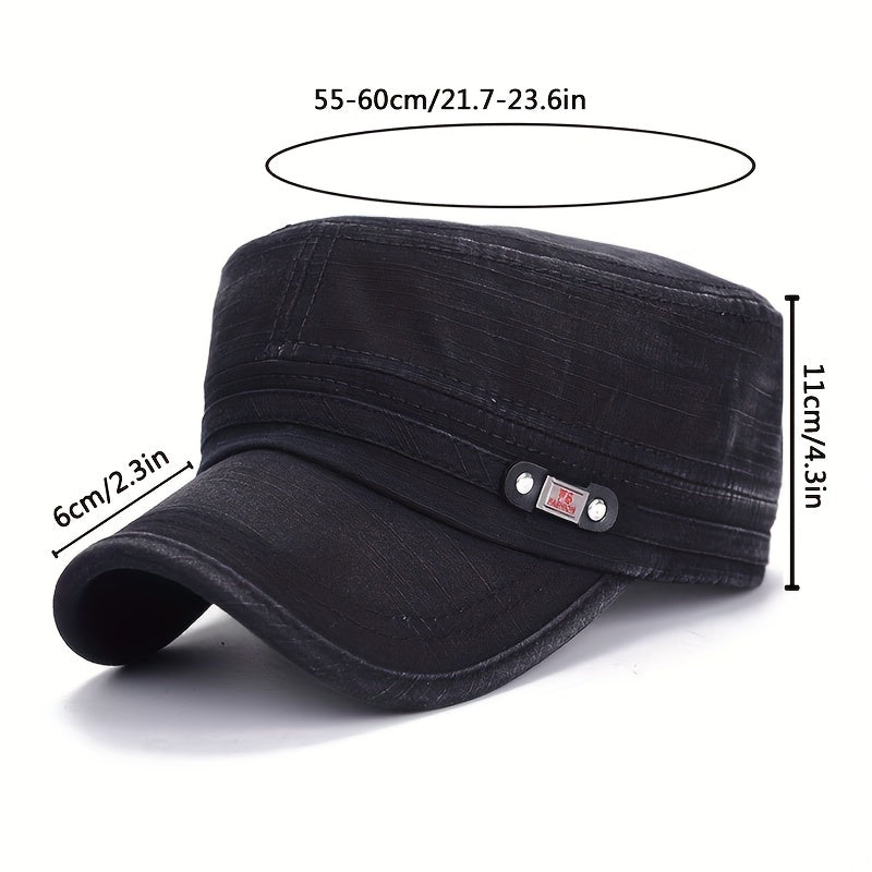 Unisex Flat Baseball Cap Snapback Sport Army Adjustable Size