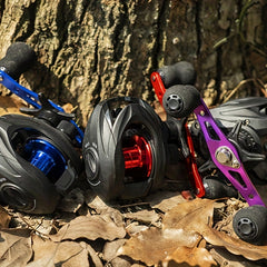 6.2:1 Gear Ratio Aluminum Handle Magnetic Braking Precision Fishing Tackle