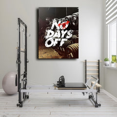Motivational Gym Poster Frameless Interior Wall Canvas