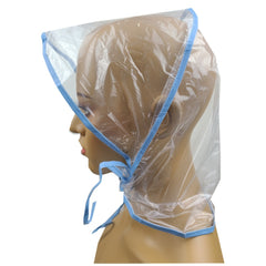 Transparent Rain Bonnet Sun Visor Waterproof Rain Scarf Water Resistant Hat