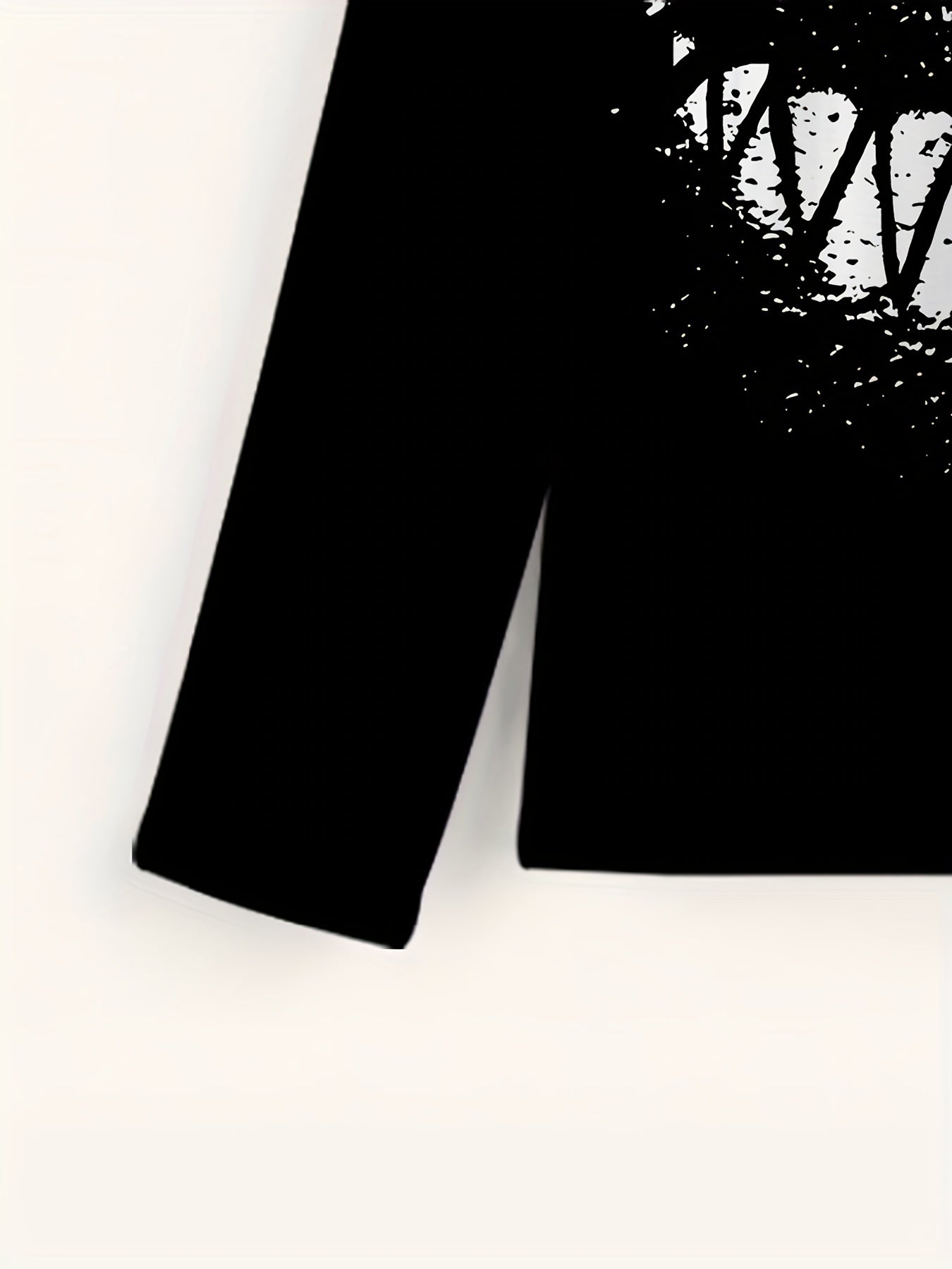 Men's Grimace Print Long Sleeve Novelty T-Shirt for Autumn