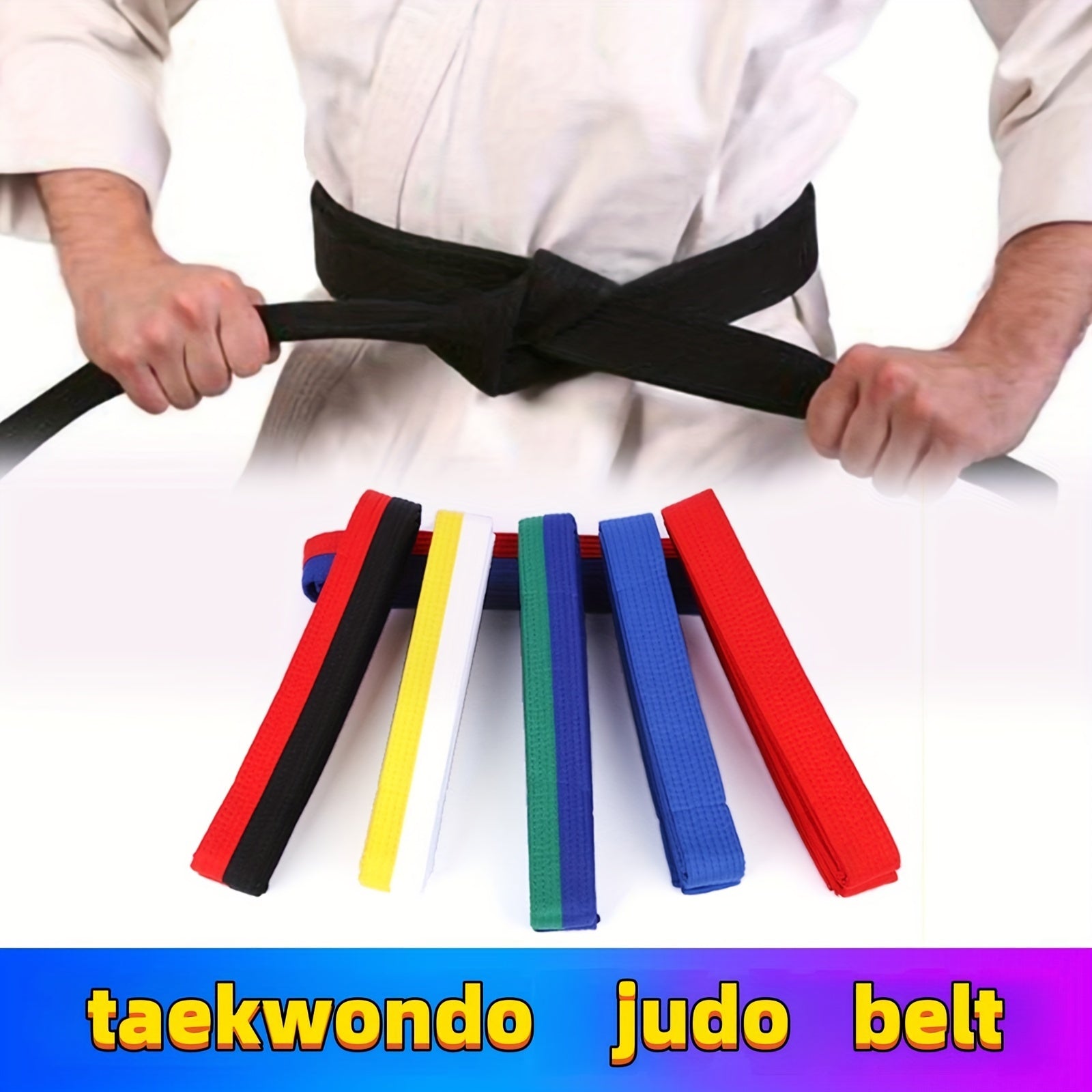 Children's Taekwondo Karate Belt Martial Arts Fitness Belt