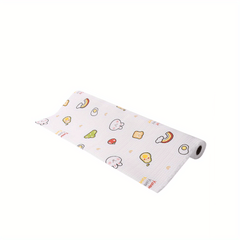 Daisy Printed Shelf Liner Non Adhesive Waterproof Stain Proof Washable