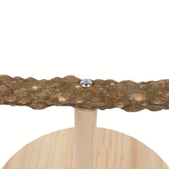 Bird Perch Nature Wood Stand Parrot Training Toy