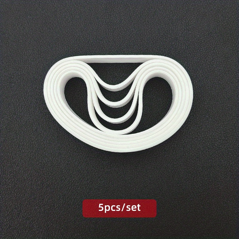 5 Pcs Silicone Bracelet Stretch Wristband for Adults Teens